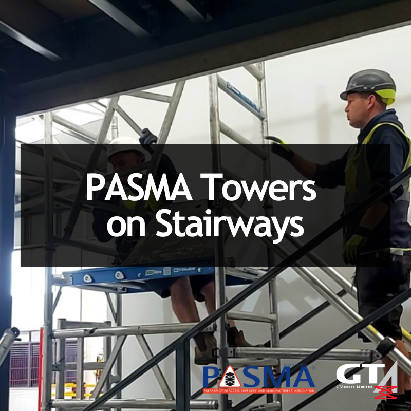 PASMA Towers on Stairways