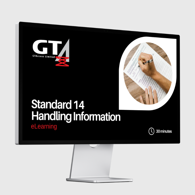 Standard 14 - Handling Information